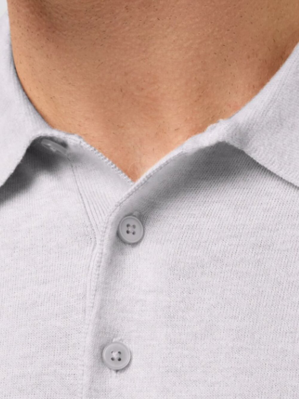 50% Off Retail! | Cool Max | Gray Ashe Sweater Polo - Picture 4 of 8